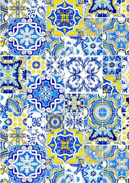 Planche A4 AMALFI#1 impression alimentaire en sucre