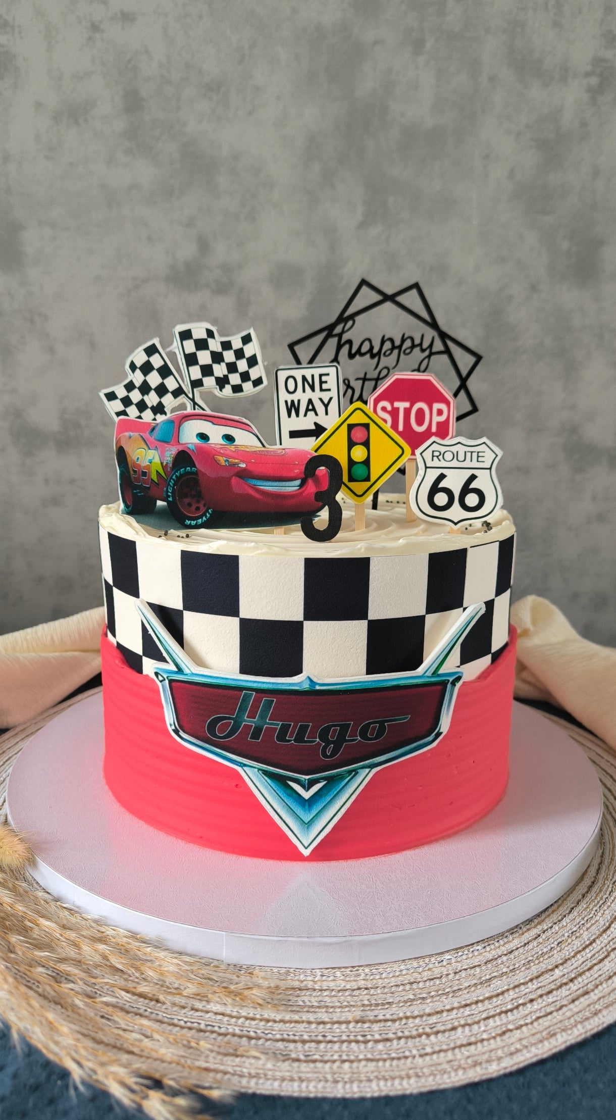 A DECOUPER CARS#1 impression alimentaire en sucre